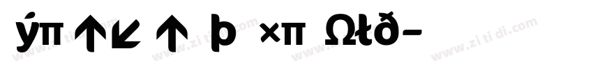 hypermarket exp bold字体转换